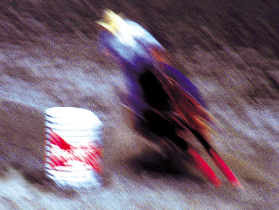 Rodeo Barrel Race, Ketchum, Idaho, 2000